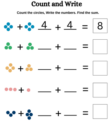 Maths Preschools Worksheet