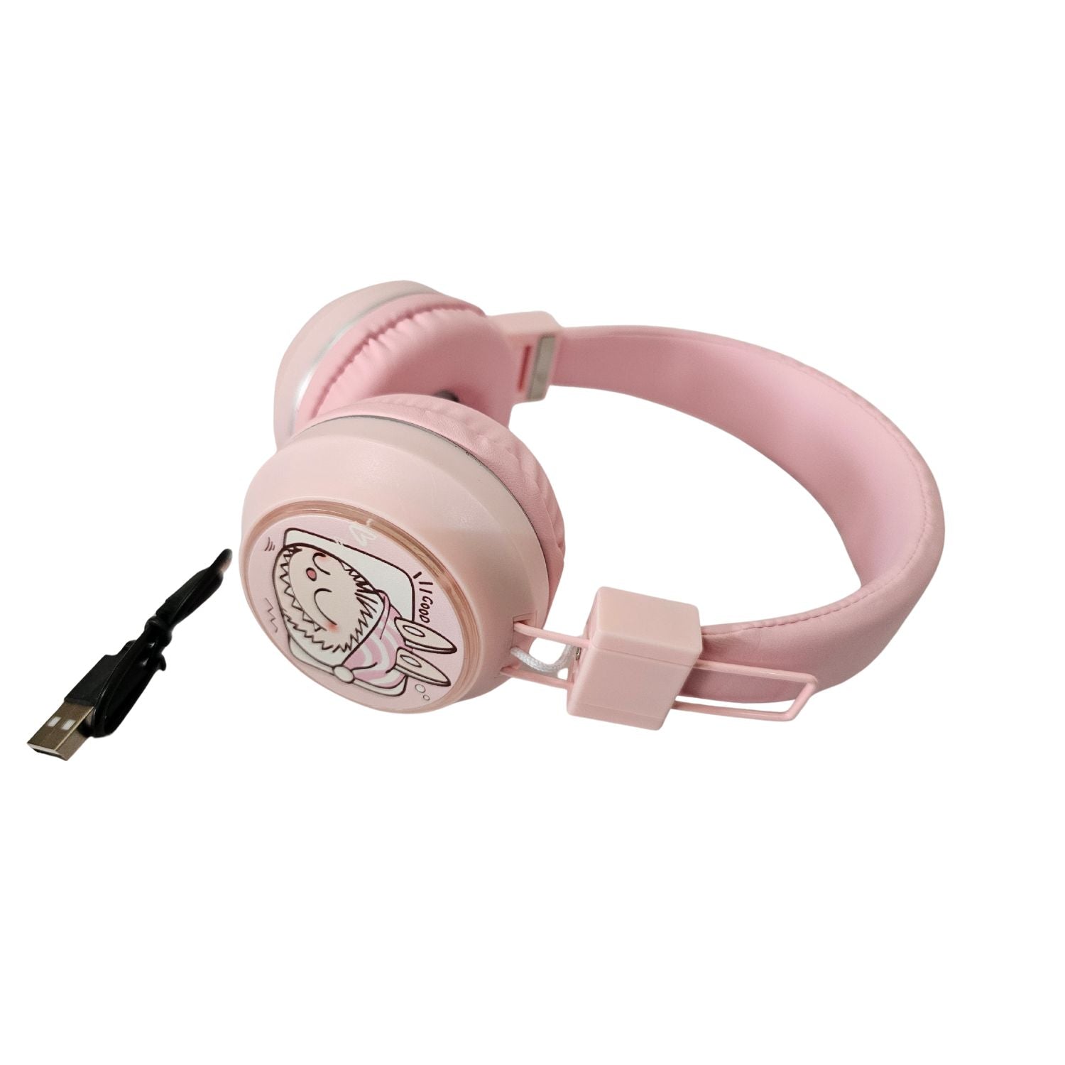 Labubu Kids Headphones with Mic - 85dB Safe Volume Limit, HD Stereo Sound, Share Port, and Soft Earmuffs | Perfect Travel Headset for Girls and Boys