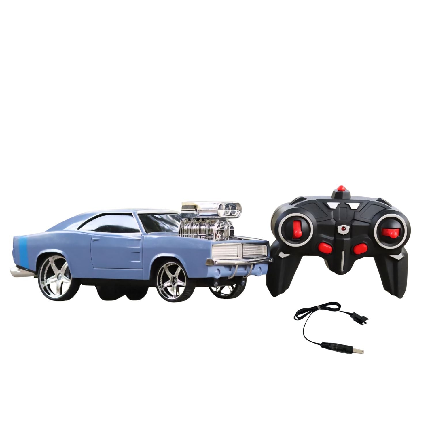 Toreto 8 RC Drift Stunt Car - 1:18 Scale High-Speed Racing Car with 2.4GHz Remote, Lights & Sound, Drift Sports Car for Kids & Adults