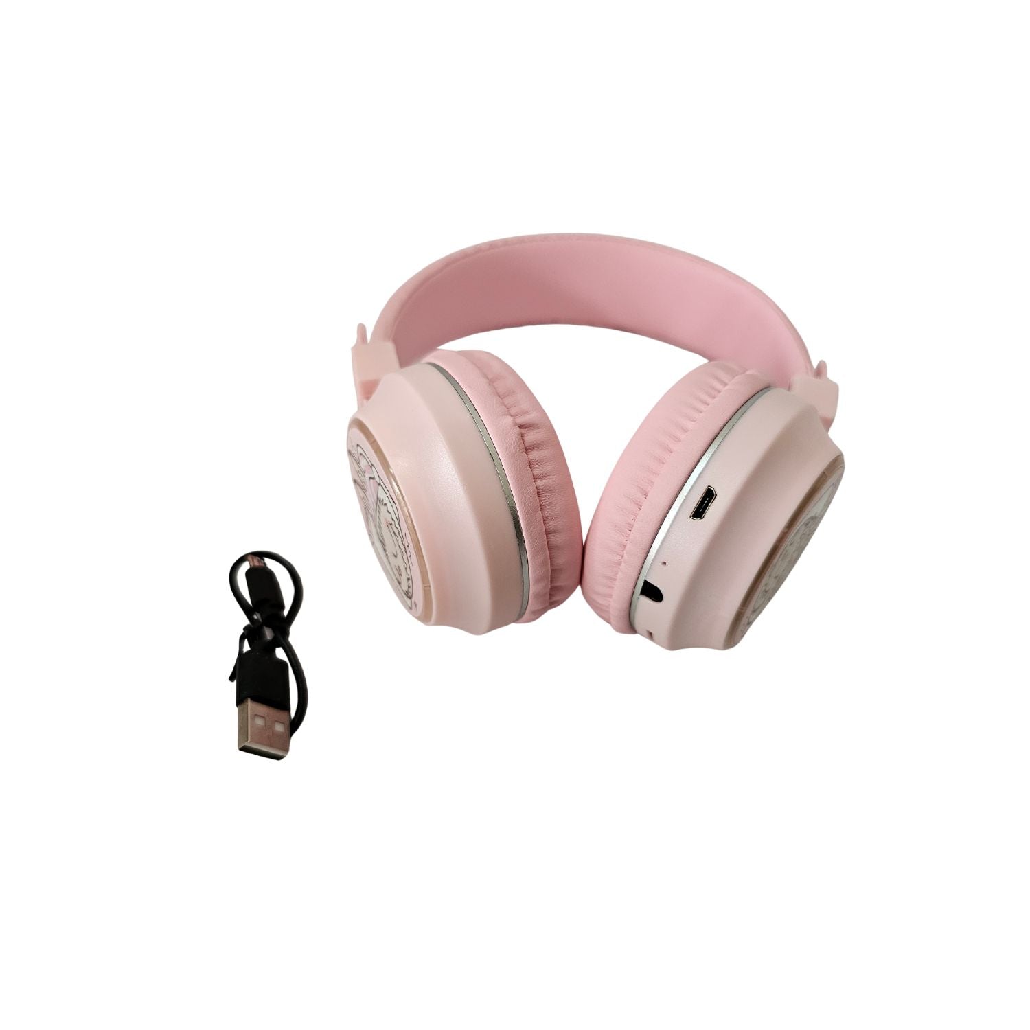 Labubu Kids Headphones with Mic - 85dB Safe Volume Limit, HD Stereo Sound, Share Port, and Soft Earmuffs | Perfect Travel Headset for Girls and Boys