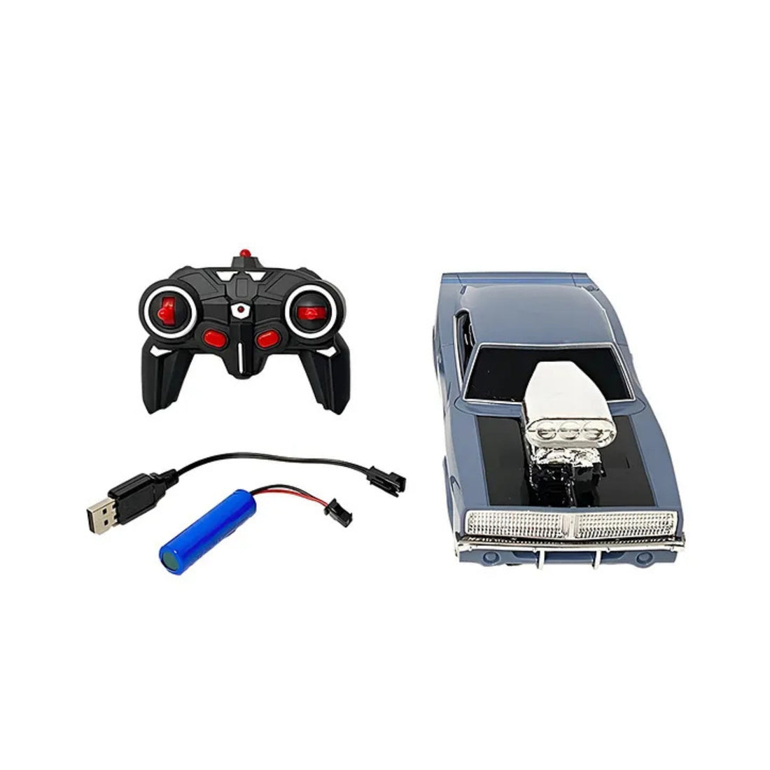 Toreto 8 RC Drift Stunt Car - 1:18 Scale High-Speed Racing Car with 2.4GHz Remote, Lights & Sound, Drift Sports Car for Kids & Adults