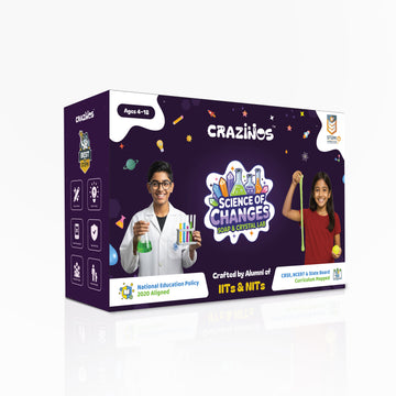 Science of Changes Soap & Crystal Making Kit for Kids | for Boys and Girls Ages 4–18 | STEM Education Toy for School Projects, Learning & Birthday, Return Gifts | from Crazy XYZ