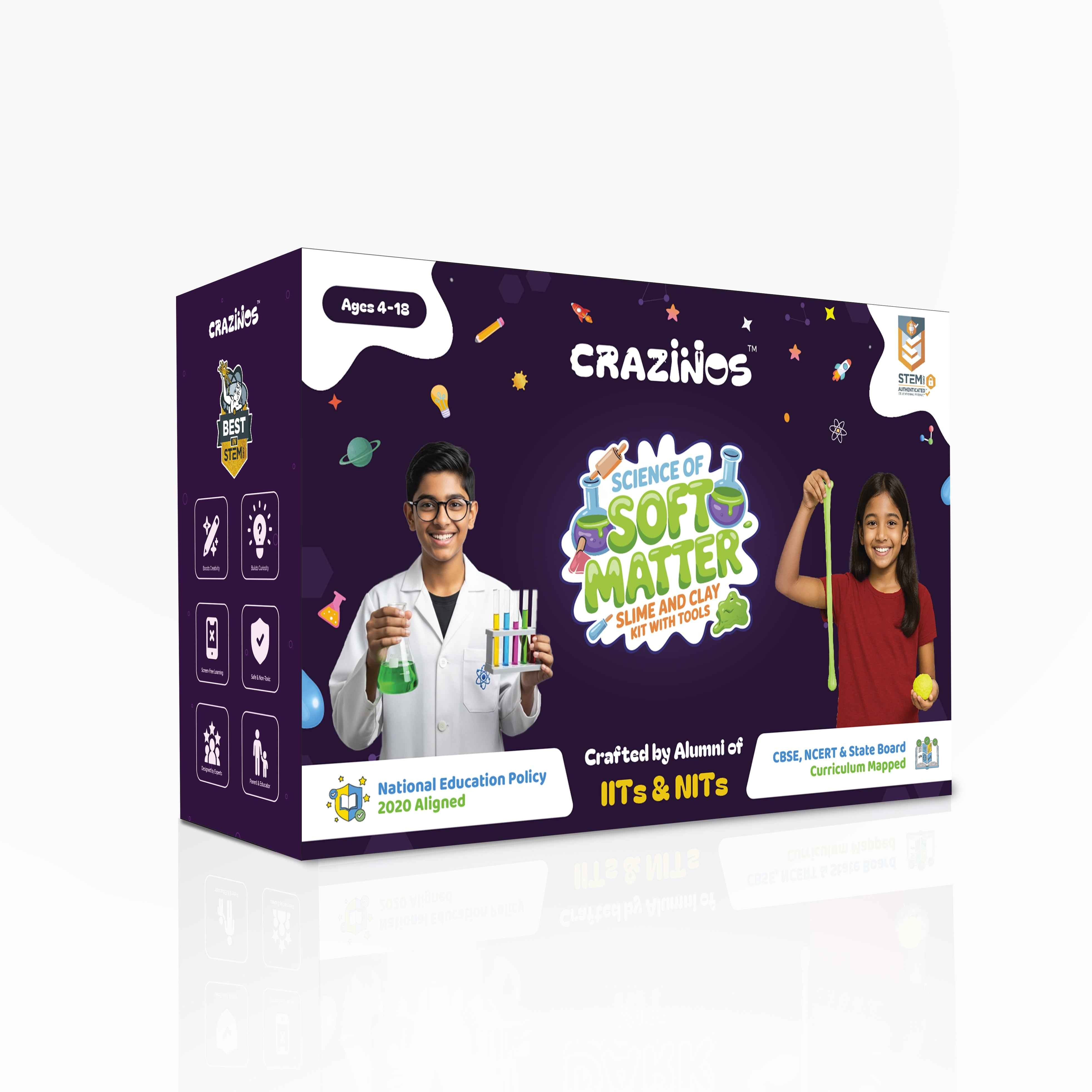 Science Of Soft Matter Slime and Clay Kit With Tools | STEM