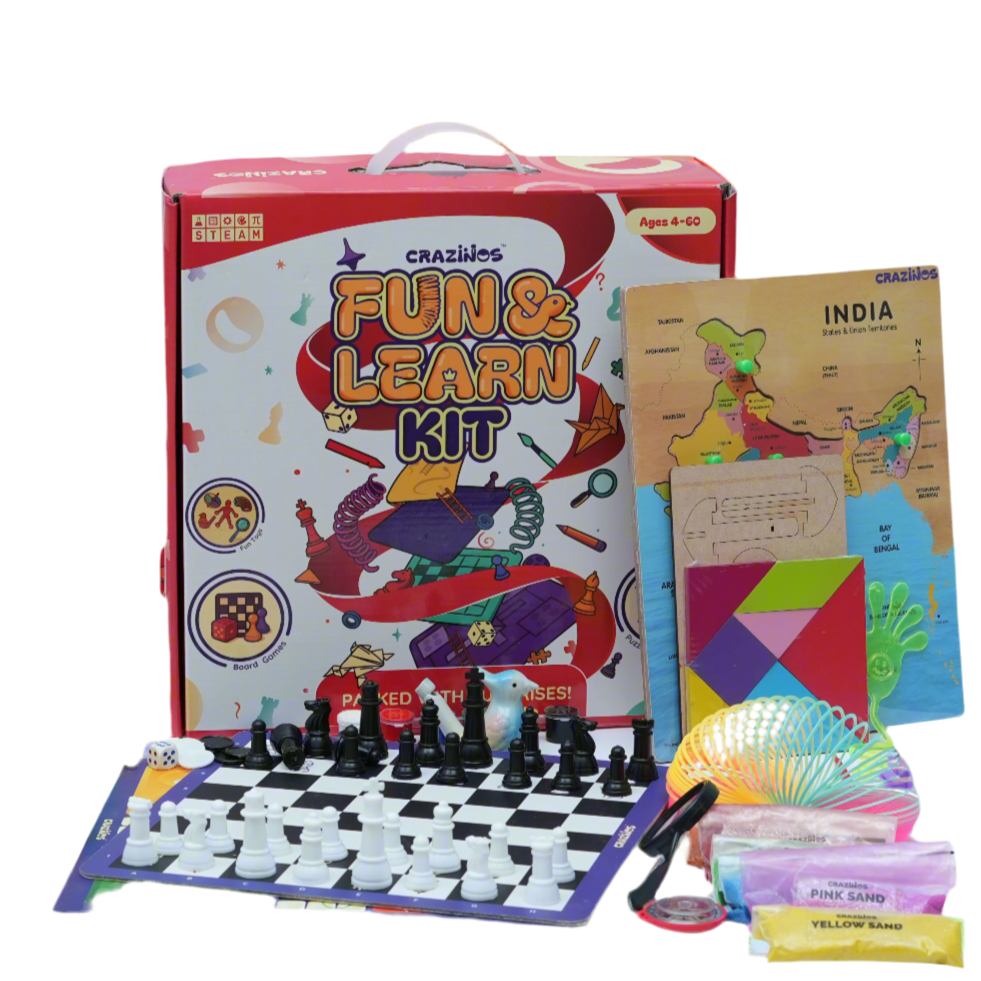 Pack of 3 Kits | Entire Family | Ages 4 to 60 | 350+ Experiments, Games and Hands-On activities