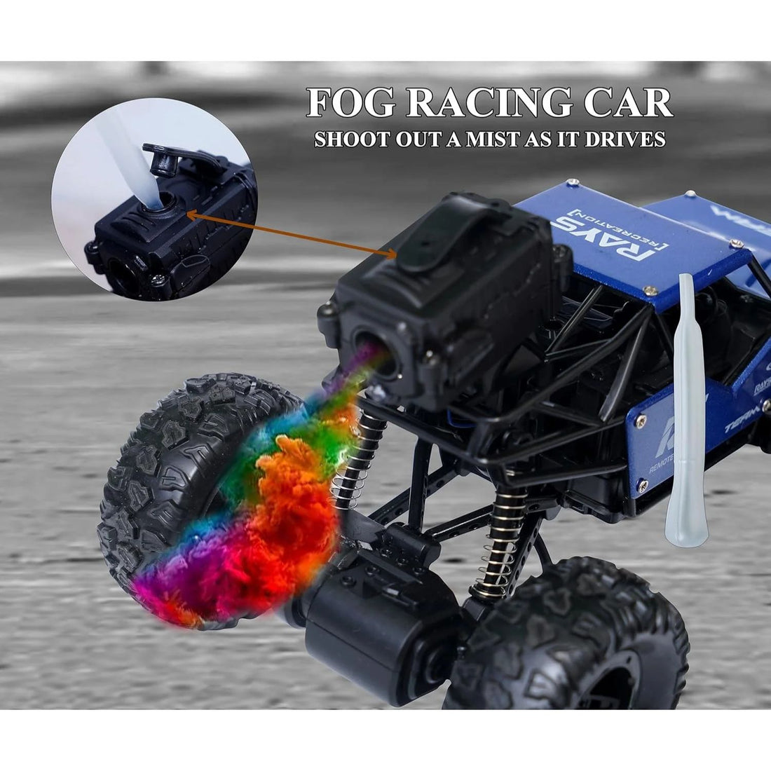 Alloy Dirt Drift RC Monster Truck - 1:16 Scale 4WD Rock Climber with Remote Control, High-Speed Off-Road Car (Black)