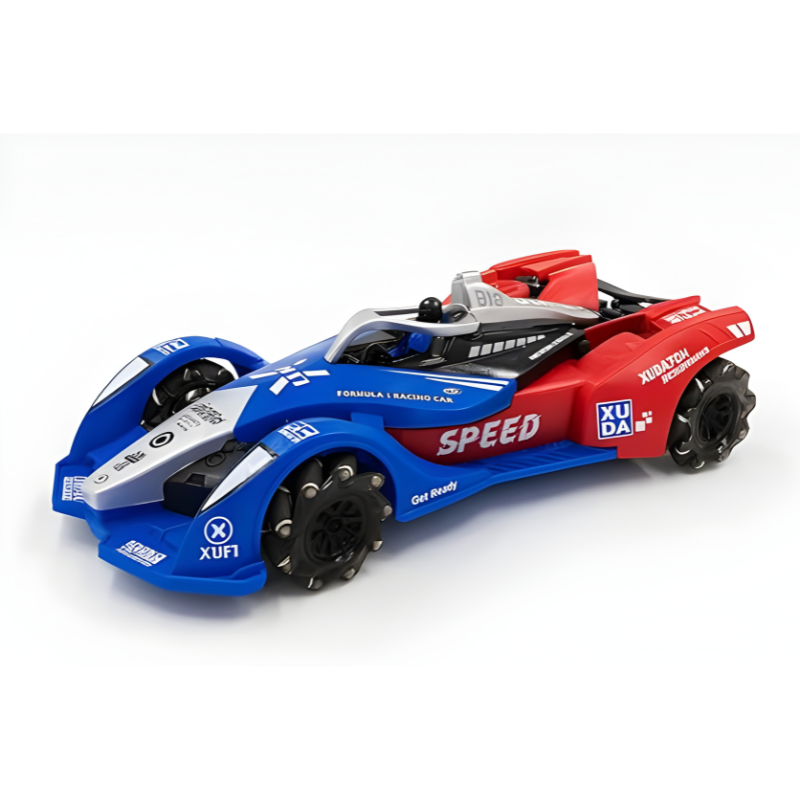 Captain America Car Toy - Remote Control Vehicle with Light, Music & Spray Effect | F1 Gesture Sensing Racing Car with Remote Control | Rechargeable 4WD Drift Car Toy for Kids (Ages 4 and Above)