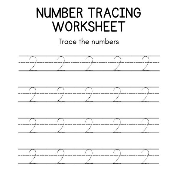 Tracing Worksheet