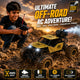 Crazinos Rock Explorer GOLDEN - RC Monster Truck with Smoke Effect (1:16, 4WD)