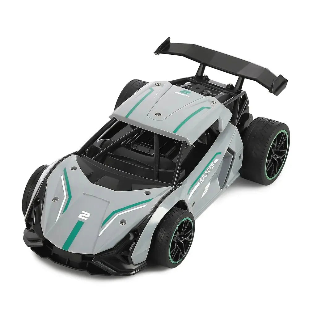 Rapid Remote Control Racing Car with EV Station | Lights, Spray and Powerful Motor for Kids 4+ | Best gift for the children