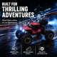 Crazinos Rock Explorer RED - RC Monster Truck with Smoke Effect (1:16, 4WD)