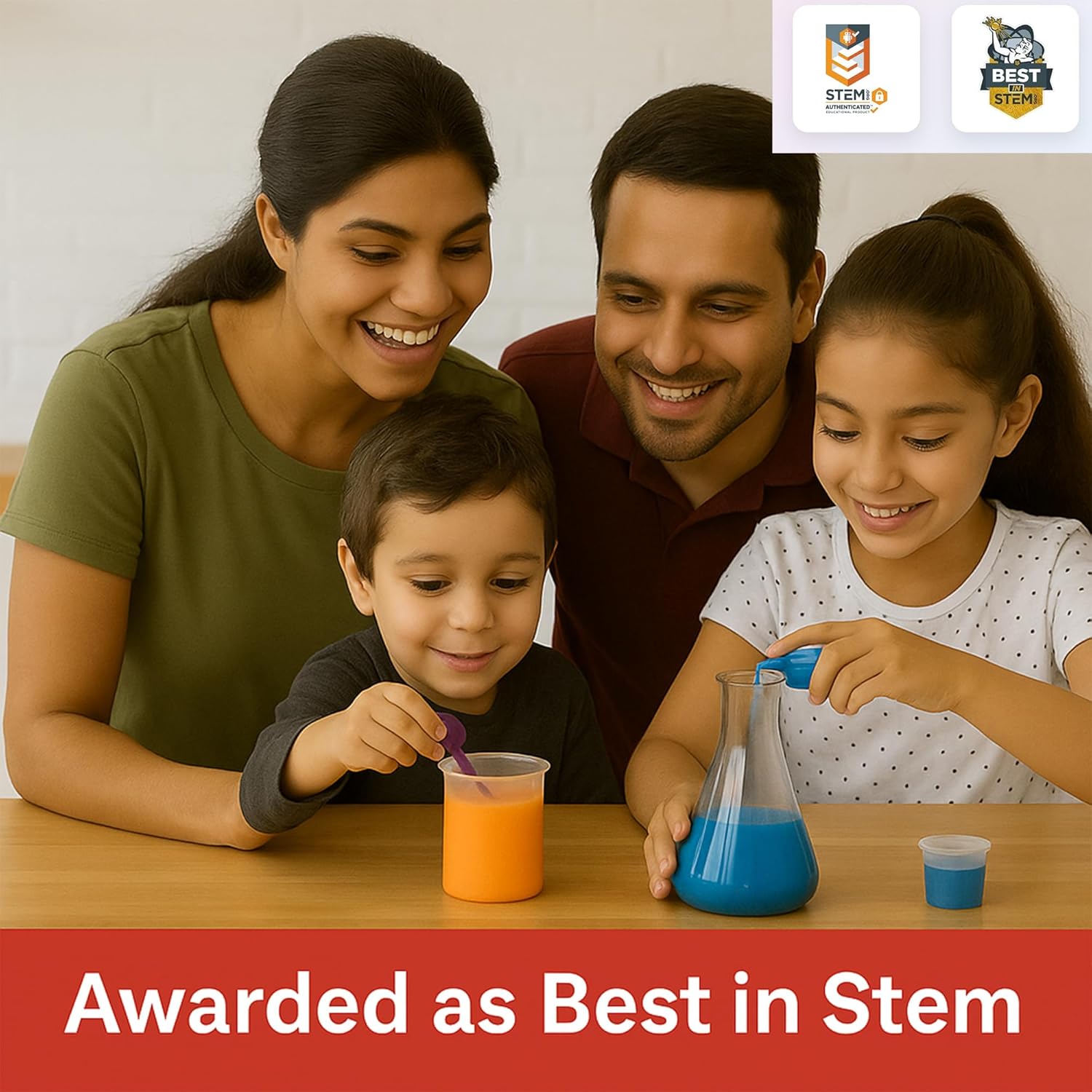 Mega Science Kit | School Projects |For 3 to 4 Learners | Ages 4 to 16| 200+ experiments and funfacts