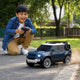 Crazinos Defender BLUE - RC SUV with LED Lights & Smoke Effect (1:16 Scale)
