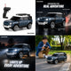 Crazinos Defender BLUE - RC SUV with LED Lights & Smoke Effect (1:16 Scale)