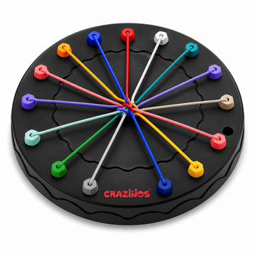 CRAZINOS Rope Logic Puzzle Game for Kids & Adults | Brain Teaser Untangling Challenge | Multi-Level Strategy & Problem Solving Game | Fun Family Board Game for Travel & Indoor Play | Enhances Focus, Motor Skills & Logical Thinking
