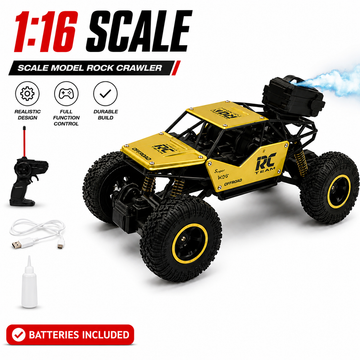Crazinos Rock Explorer GOLDEN - RC Monster Truck with Smoke Effect (1:16)