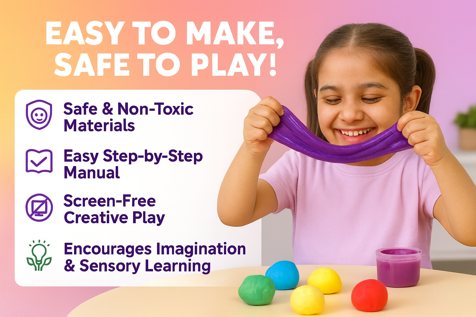 Science Of Soft Matter Slime and Clay Kit With Tools | STEM Sensory Play for Creativity, & Learning | Gift for Boys & Girls Age 4-18 | STEM Education Toy for School Projects ,Learning & Birthday, Return Gifts | from Crazy XYZ