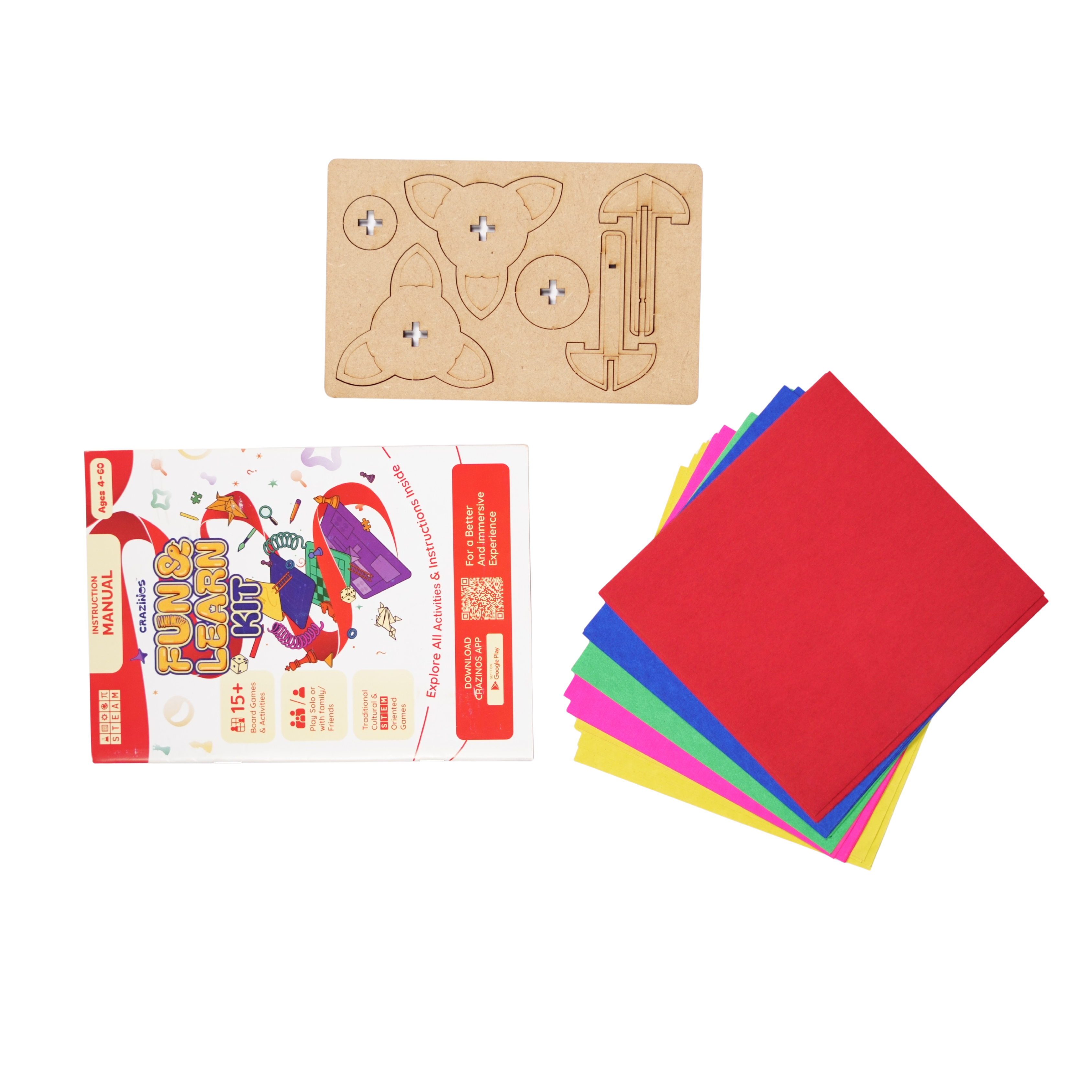 100 in 1 Fun & Learn Activity Kits | Board Games, DIYs, Art & many more | Perfect Gift for Girls & Boys of 4+