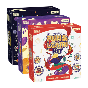 Pack of 3 Kits | Entire Family | Ages 4 to 60 | 350+ Experiments, Games and Hands-On activities