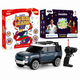 CRAZINOS Fun & Learn Games Kit, Slime & Clay Sensory Play Set & Defender RC Car Combo for Kids | STEM Learning Board Games, Creative Activity Kit & Rechargeable Remote Control SUV Toy | Educational Toy Set for Boys & Girls Age 5-12 Years