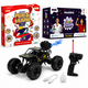CRAZINOS Fun & Learn Games Kit with Soap & Crystal STEM Kit and Off-Road RC Monster Truck Combo for Kids | 100+ Educational Activities, DIY Science Experiments & Rechargeable RC Truck | Learning & Racing Toy Set for Boys & Girls Age 4–18 Years