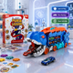 CRAZINOS Ultimate Kids Fun Combo | 100+ Activities Learning Games Kit & Dinosaur Transport Truck with Foldable Race Track | STEM Educational Birthday Gift for Boys & Girls