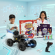 CRAZINOS Fun & Learn Games Kit with Soap & Crystal STEM Kit and Off-Road RC Monster Truck Combo for Kids | 100+ Educational Activities, DIY Science Experiments & Rechargeable RC Truck | Learning & Racing Toy Set for Boys & Girls Age 4–18 Years