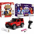 CRAZINOS Ultimate STEM Fun Combo for Kids | 100 in 1 Games & Learning Kit with G-Class RC SUV Car and Soap & Crystal Science Kit | Rechargeable RC Car, DIY STEM Toys & Birthday Gift Set for Boys & Girls Ages 4–18 Years