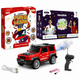CRAZINOS 100 in 1 Fun & Learn Games Kit Combo with G-Class RC SUV Car & Slime Clay Sensory Play Set for Kids | STEM Board Games, Rechargeable RC Car with LED Smoke Effect & Creative Learning Toy | Birthday Gift for Boys & Girls Age 3–12 Years