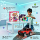 CRAZINOS 3-in-1 Fun & Learning Toy Combo for Kids | 100 in 1 Activity Kit, Rechargeable G-Class RC Car with LED Smoke Effect & Scented DIY Slime Kit