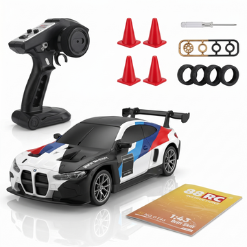 CRAZINOS RC Drift Car | 4WD High Speed Car with Lights & Proportional Control | Ready to Run Age 4+