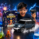 CRAZINOS Mega Science Kit & RC Defender Car Combo for Kids | 200+ STEM Science Experiments Kit with RC SUV Car, LED Lights, Smoke Effect & Extra Battery | Educational Toy Set for Boys & Girls Age 4-16 Years