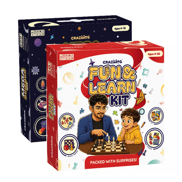 2 Kits | Fun & Learn Kit + Mega Science Kit Combo | For 8-10 Learners| Ages 4 to 60