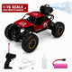 Crazinos Rock Explorer RED - RC Monster Truck with Smoke Effect (1:16, 4WD)