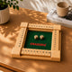 Premium Wooden Shut The Box Dice Game | 10 Inch Pine Wood Board Game with Felt Surface & 2 Dice | Family Math & Strategy Game for Kids & Adults