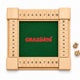 Premium Wooden Shut The Box Dice Game | 10 Inch Pine Wood Board Game with Felt Surface & 2 Dice | Family Math & Strategy Game for Kids & Adults
