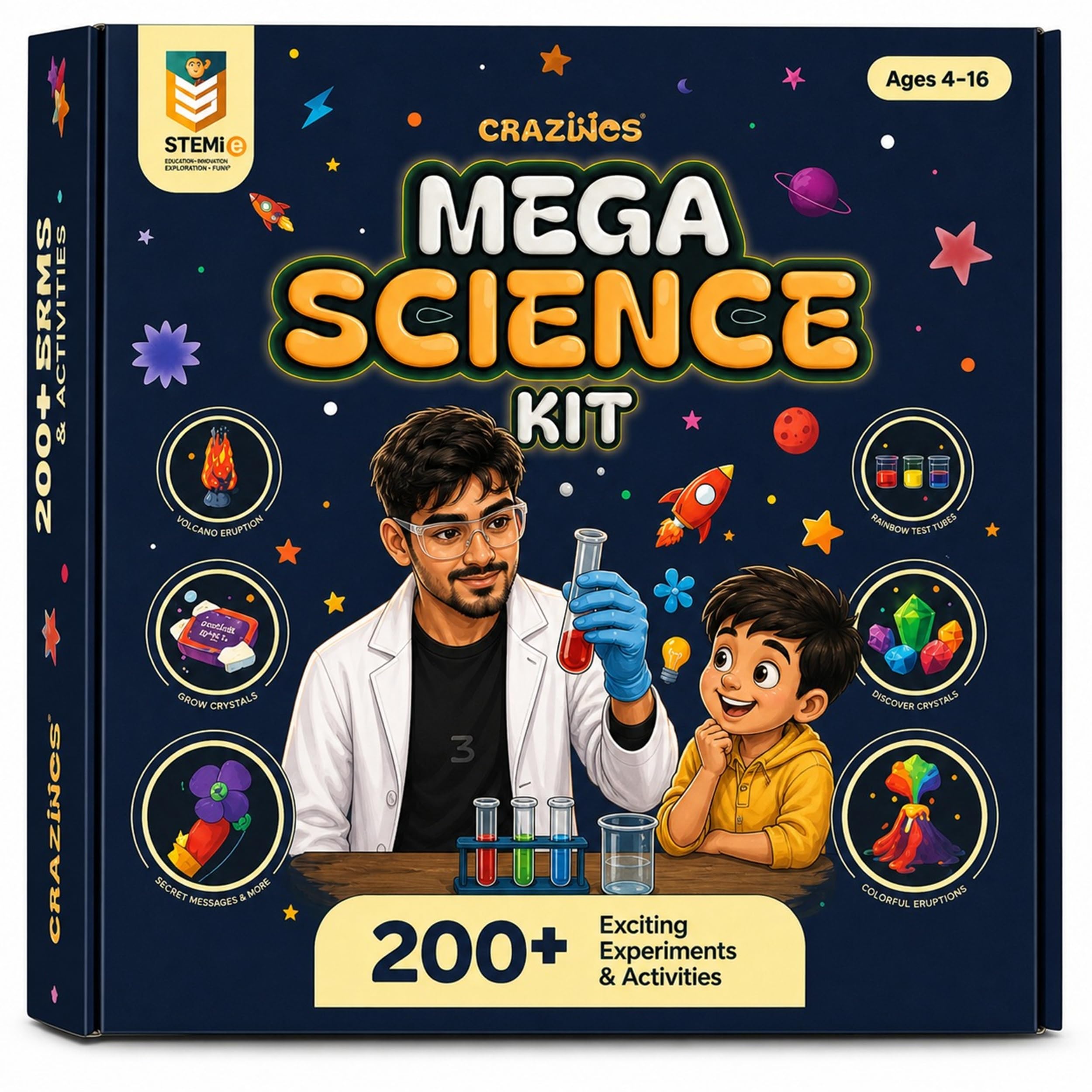 Mega Science Kit | School Projects |For 3 to 4 Learners | Ages 4