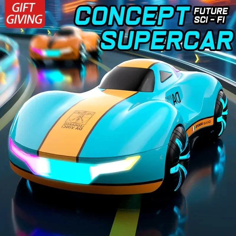 Concept Remote Control Stunt Car 1/16 Scale with Gesture Sensing, Spray 360, Degree Rotation and Drift Racing Features
