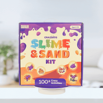 Slime & Sand Kit | For 3–4 Learners | Ages 4 to 16 | 100+ Hands-On Activities