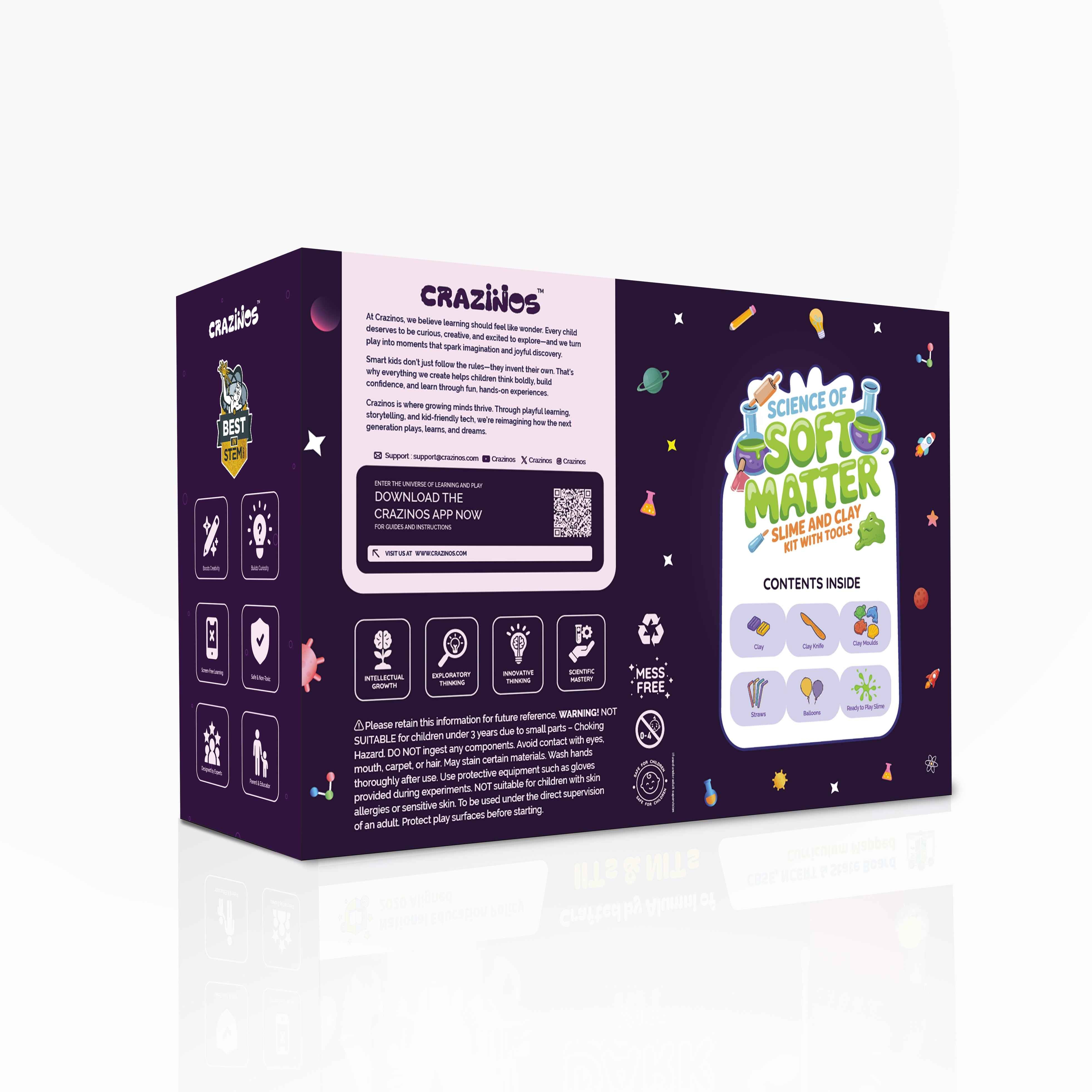 Science Of Soft Matter Slime and Clay Kit With Tools | STEM